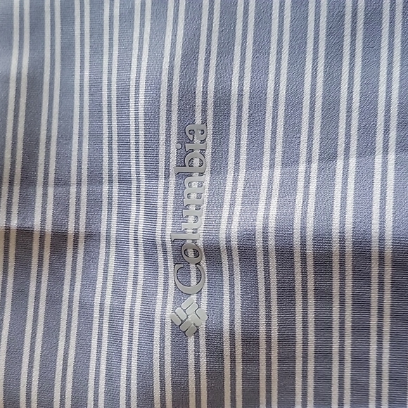 NWT, Columbia Bryce Canyon blue and white striped women's XS Hoodie - Picture 14 of 15